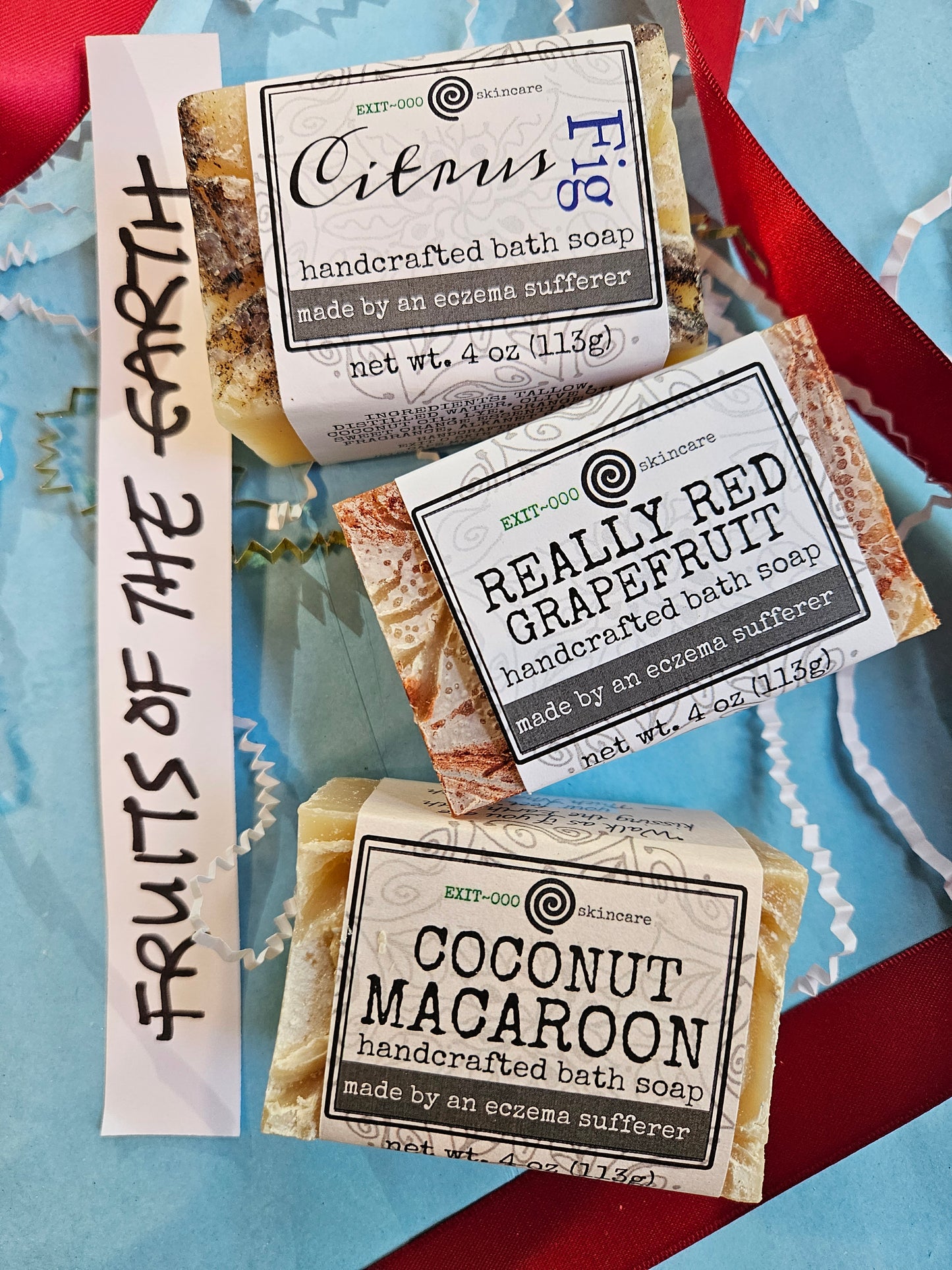 3 Bar Soap Box ~ Fruits of the Earth