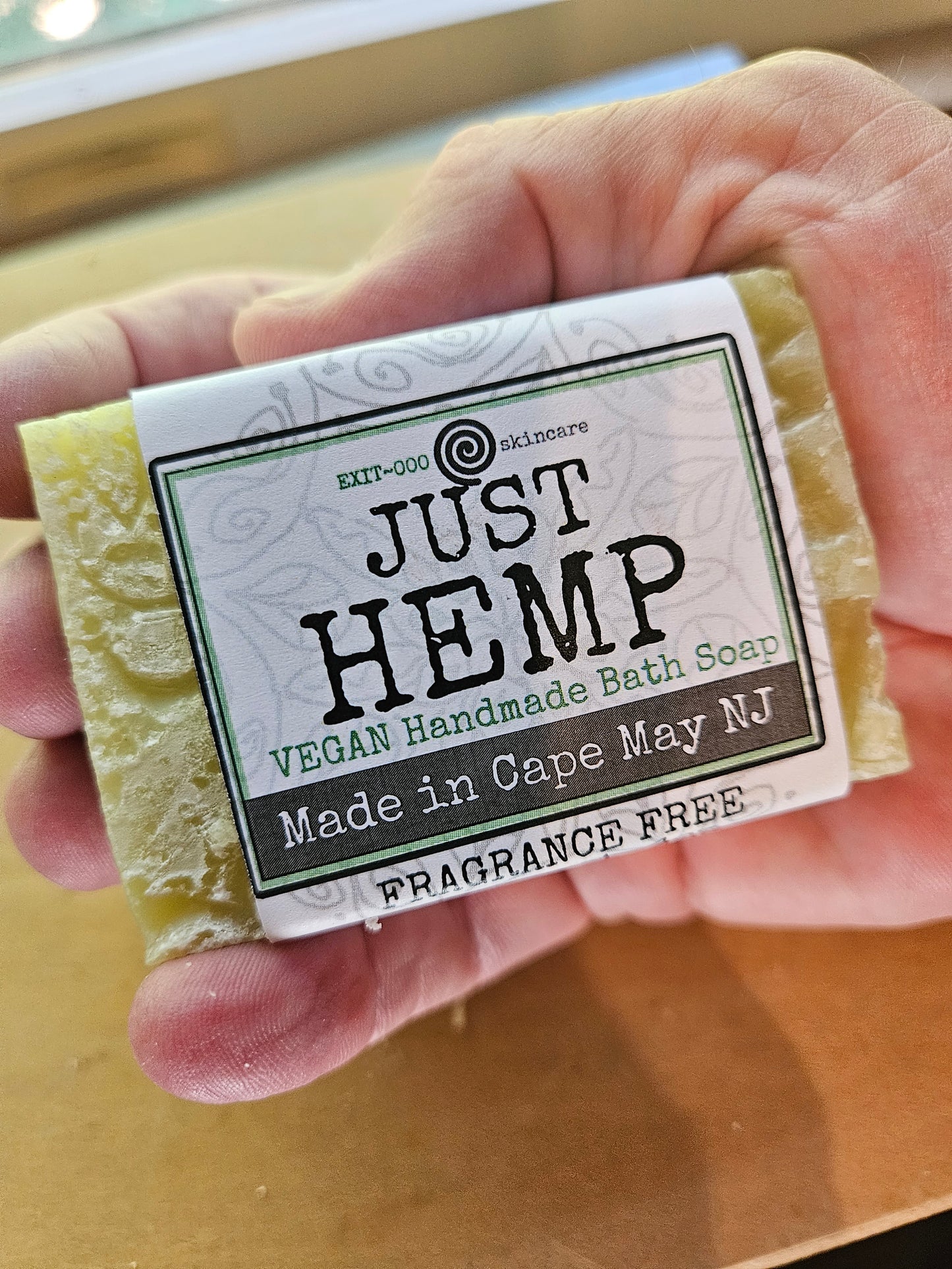 Soap Bar: VEGAN JUST HEMP SOAP frag-free