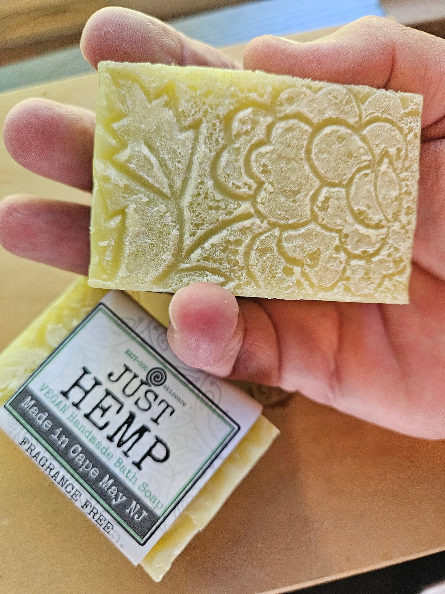 Soap Bar: VEGAN JUST HEMP SOAP frag-free