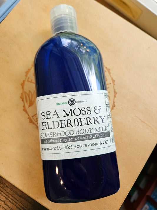 BodyMilk: Sea Moss & Elderberry Body Milk NEW FORMULATION!