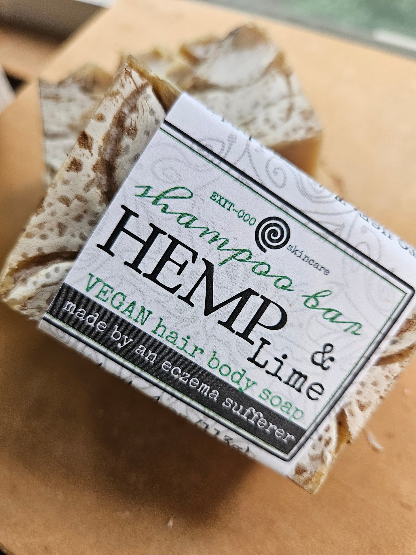 SBar: SHAMPOO BAR Vegan Hemp N Lime