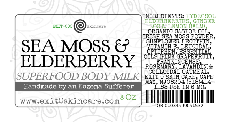 BodyMilk: Sea Moss & Elderberry Body Milk NEW FORMULATION!