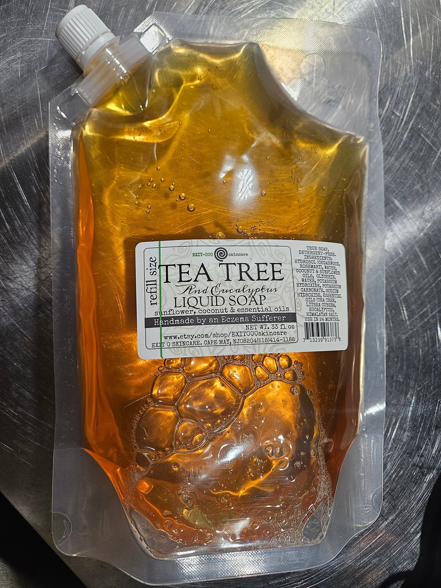 LiqSp: Tea Tree Eucalyptus Liquid Soap