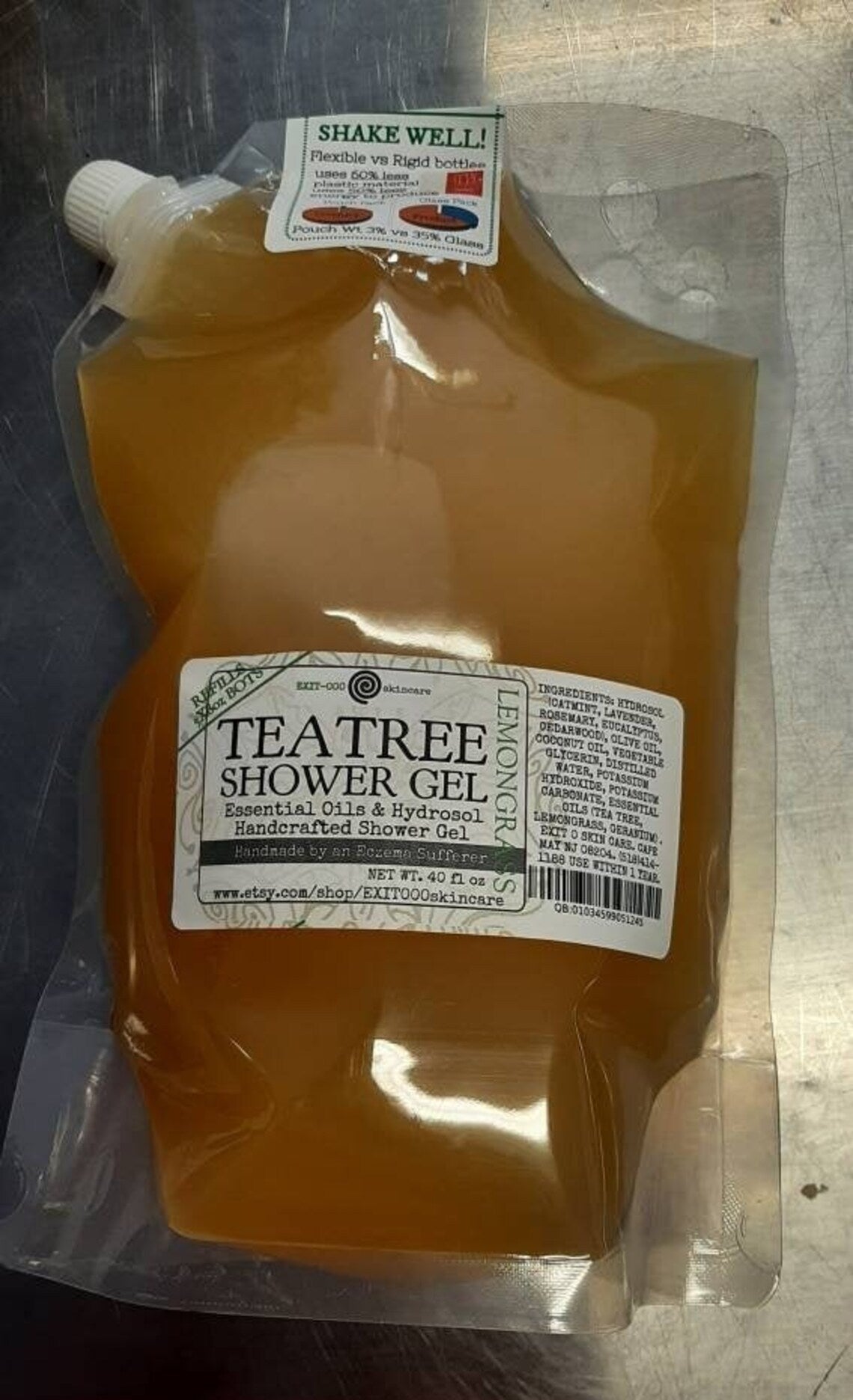 LiqSp: Tea Tree Lemongrass Shower Gel