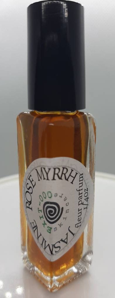 Perf: Jasmine Rose Myrrh Natural Parfum 1/4 oz