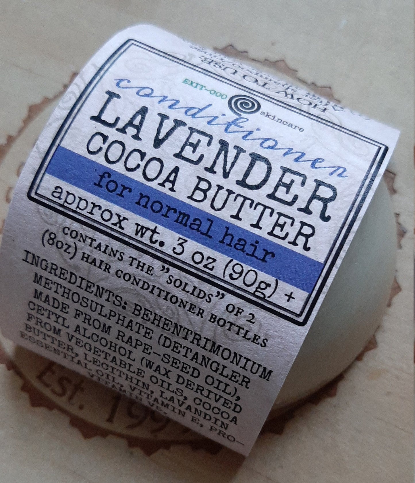 Hair: Lavender Solid Hair Conditioner Bar