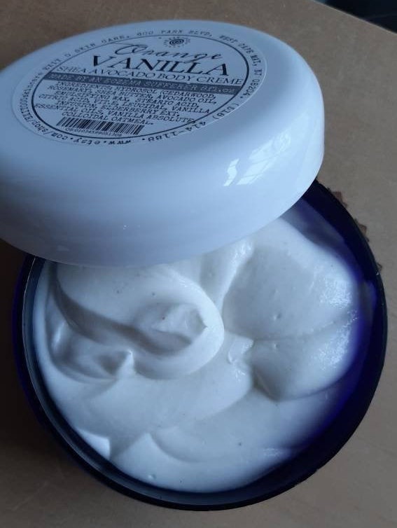 Creme: Orange Vanilla Shea Avocado Body Cream