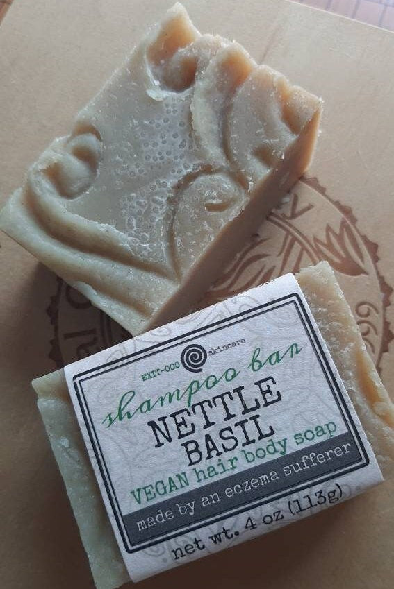 SBar: SHAMPOO BAR Vegan Nettle Basil Herbal