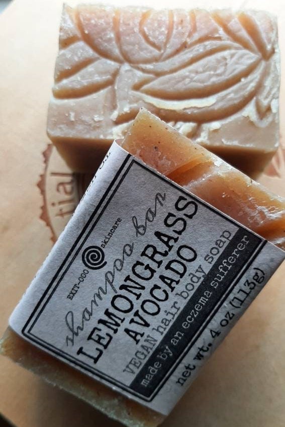 SBar: SHAMPOO BAR Vegan Lemongrass Avocado