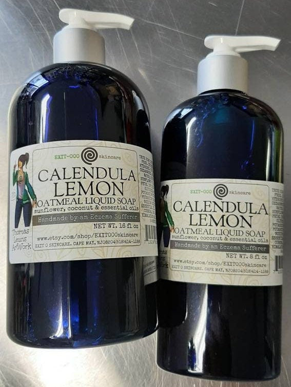 LiqSp: Calendula Lemon Liquid Soap