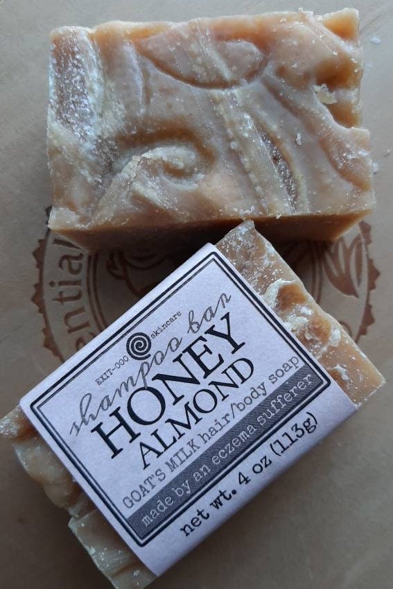 SBar: SHAMPOO BAR Goat's Milk Honey Almond